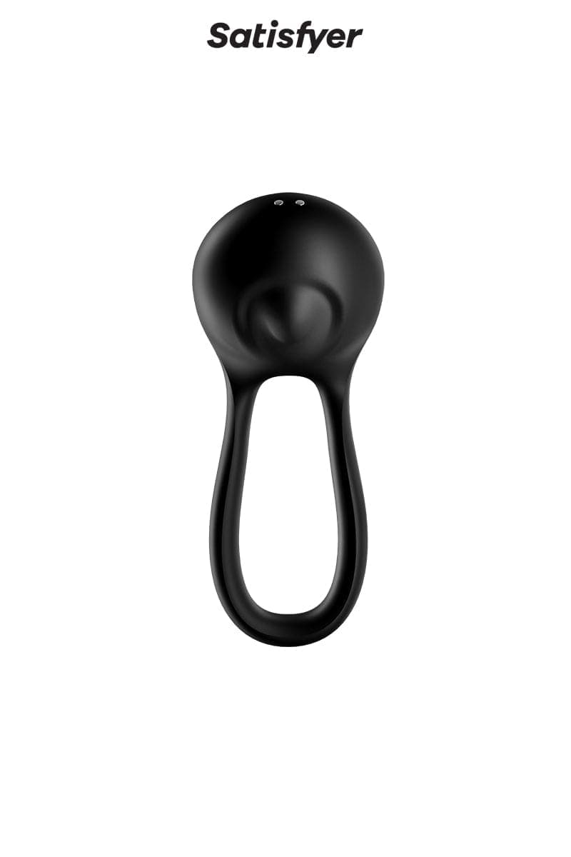 Anneau vibrant pénis et testicules Majestic Duo pour couple - Satisfyer