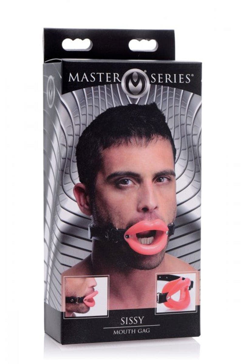 Baillon ouvre bouche 4,2 cm bdsm Sissy Mouth Gag - Master Series