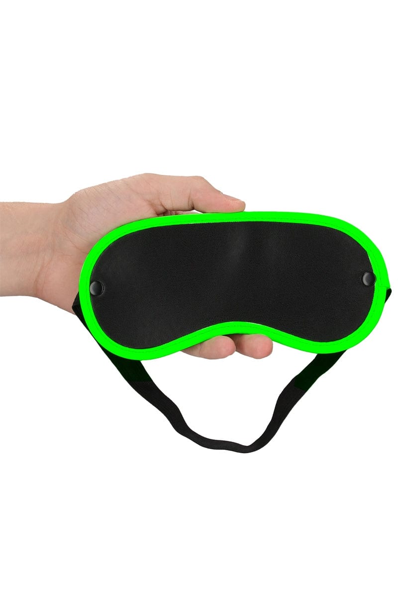 Bandeau BDSM phosphorescent cuir synthétique taille unique - Ouch!