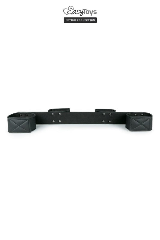 Barre d'écartement souple BDSM + menottes réglables - Easytoys Fetish Collection