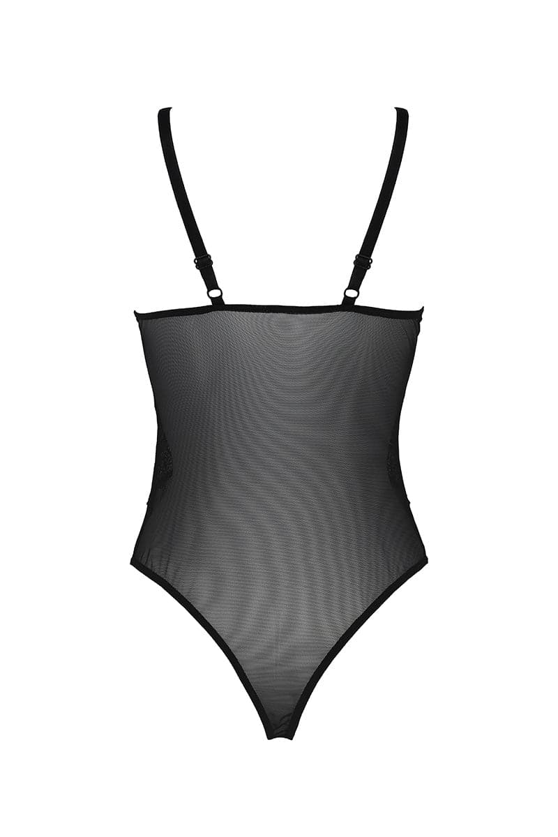 Body soutien-gorge couvre-seins en dentelle et corps transparent - Passion
