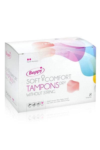 Boite 8 tampons hygiéniques en mousse jetable 8h de protection DRY - Beppy