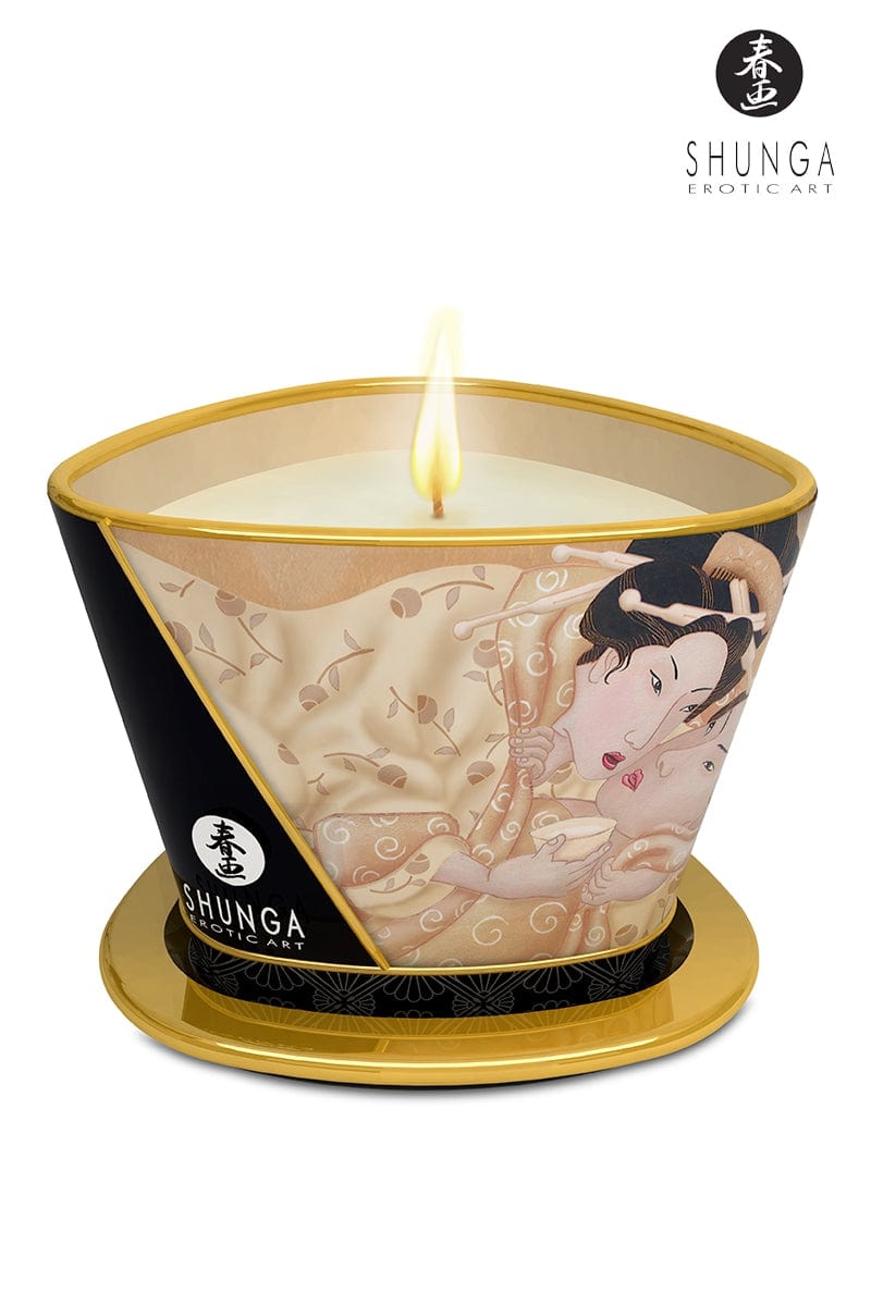 Bougie à massage parfum Vanille - Shunga