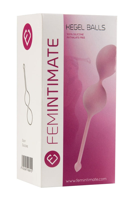 Boule de Kegel pour rééducation du périnée 3,5cm rose - Femintimate