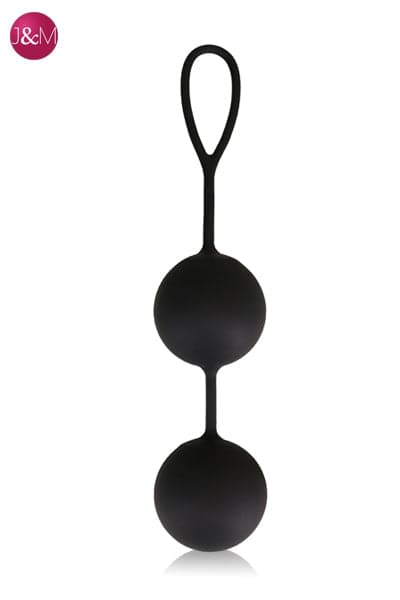 Boules anales silicone 12x4,5cm amateur chaine anale 2 boules - Jacquie et Michel
