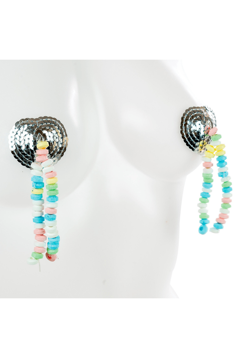 Cache tétons coeur en bonbon comestible pour couple - Spencer & Fleetwood