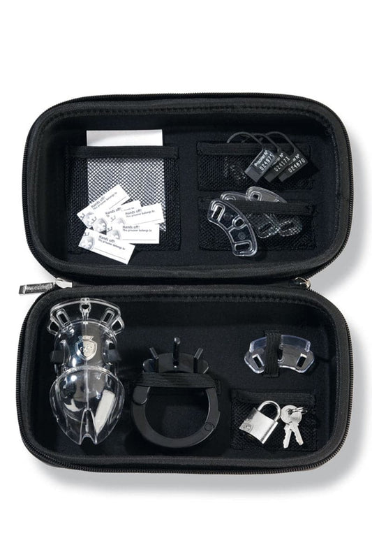 Cage à pénis électro-stimulation ajustable eStim BDSM Pubic Enemy n°1 - Mystim