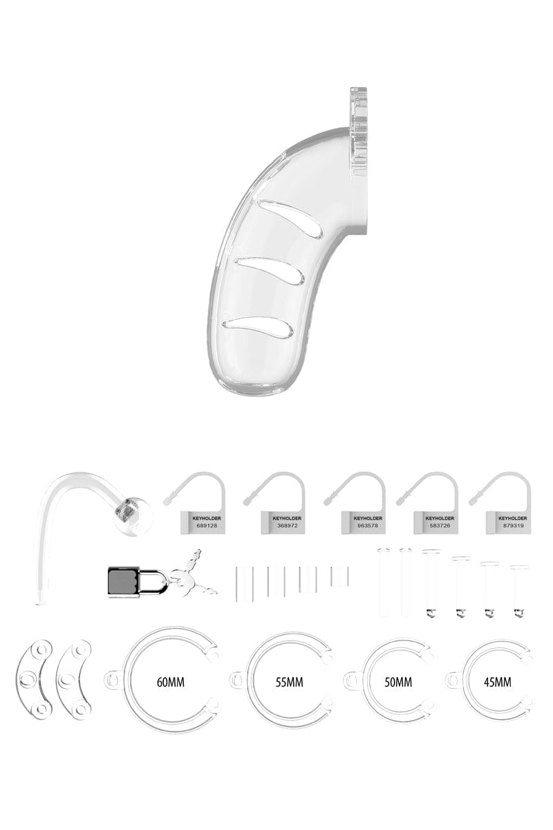 Cage de chasteté 11,5cm avec plug amovible intégré n°11 - ManCage