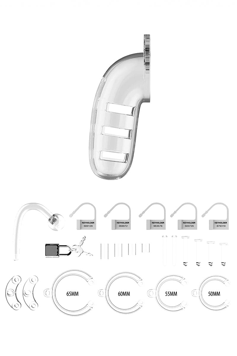 Cage de chasteté pour pénis 14cm avec plug anal amovible 12 - ManCage