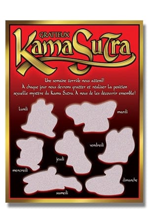 carte a gratter kamasutra