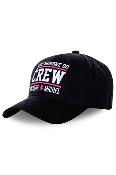 Casquette 100% coton type snapnack taille unique Crew - Jacquie et Michel