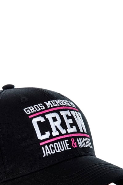 Casquette 100% coton type snapnack taille unique Crew - Jacquie et Michel