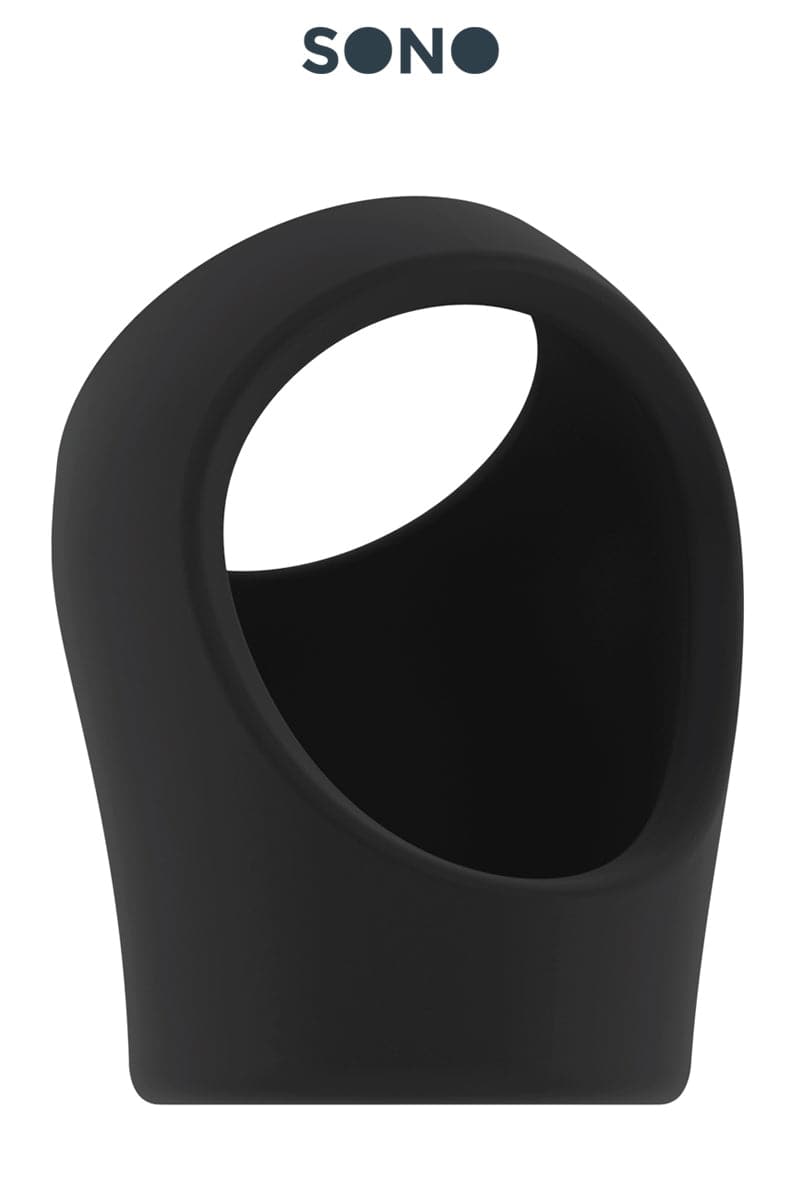 Cockring avec ball strap en TPE hyper extensible pour étirer les testicules 45 - Sono