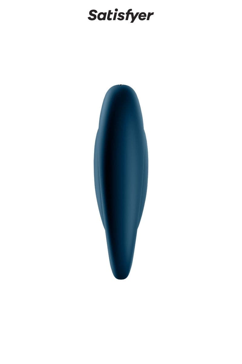 Cockring double anneau vibrant 12 modes Glorious homme ou duo - Satisfyer