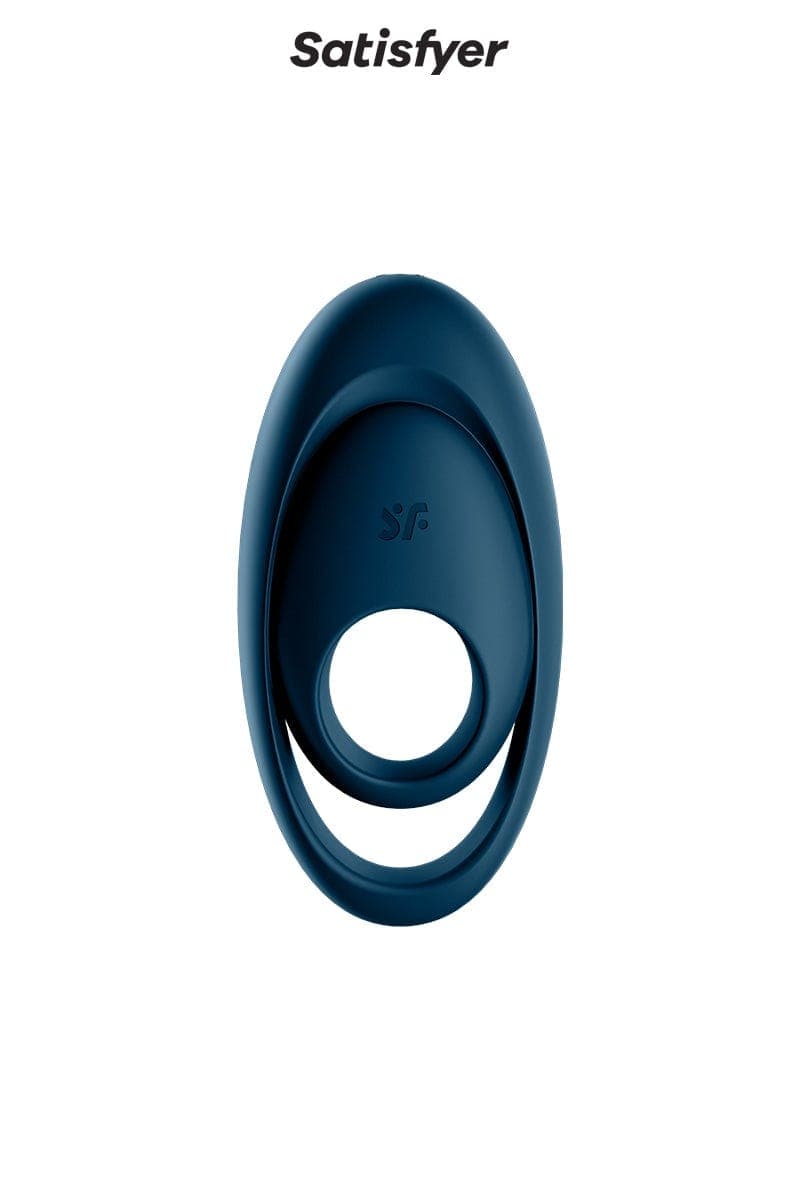 Cockring double anneau vibrant 12 modes Glorious homme ou duo - Satisfyer