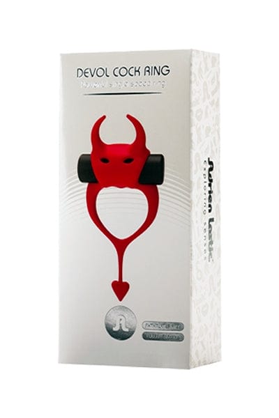 Cockring homme vibrant à piles en silicone extensible Devol - Adrien Lastic