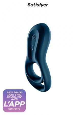 Cockring vibrant double anneau connecté Epic homme et duo - Satisfyer