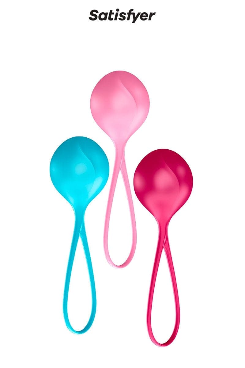 Coffre 3 boules de Geisha entraînement orgasme Strengthening - Satisfyer