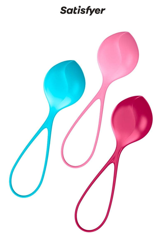 Coffre 3 boules de Geisha entraînement orgasme Strengthening - Satisfyer