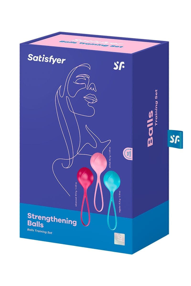Coffre 3 boules de Geisha entraînement orgasme Strengthening - Satisfyer