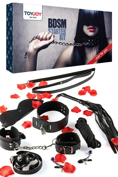Coffret 8 accessoires initiation bondage unisexe Starter Kit - Toy Joy