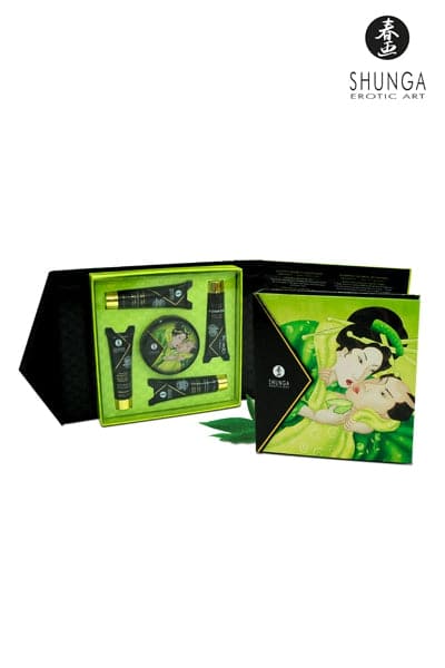 Coffret aphrodisiaque coquin massage pour couple Secret de geisha Organica BIO