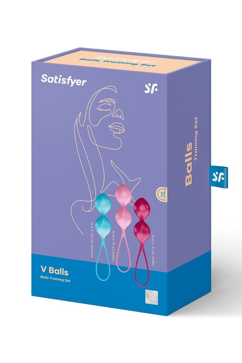 Coffret de 3 boules de Geisha Power Balls 79, 121 et 150 g - Satisfyer
