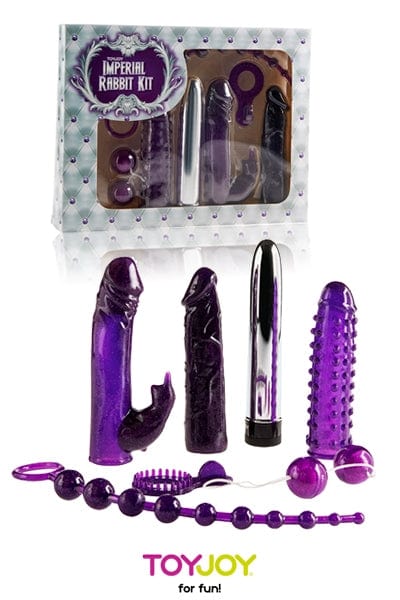 Coffret sexuel plaisir féminin 7 sextoys stimulants Imperial Rabbit - ToyJoy