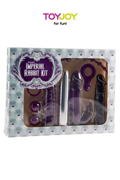Coffret sexuel plaisir féminin 7 sextoys stimulants Imperial Rabbit - ToyJoy
