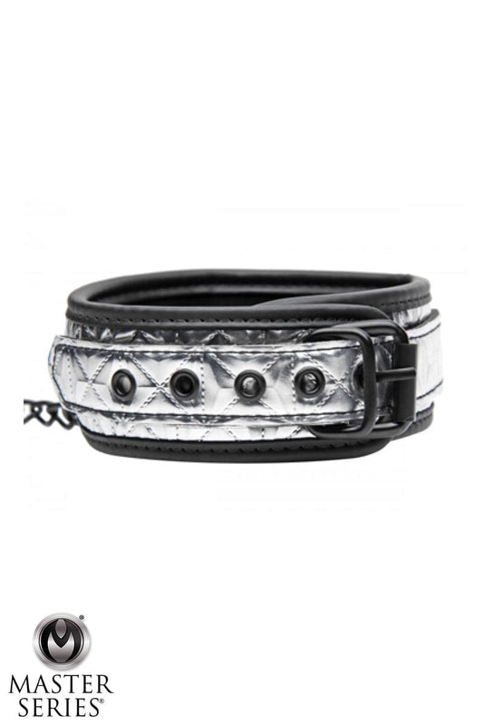 collier argenté femme soumise