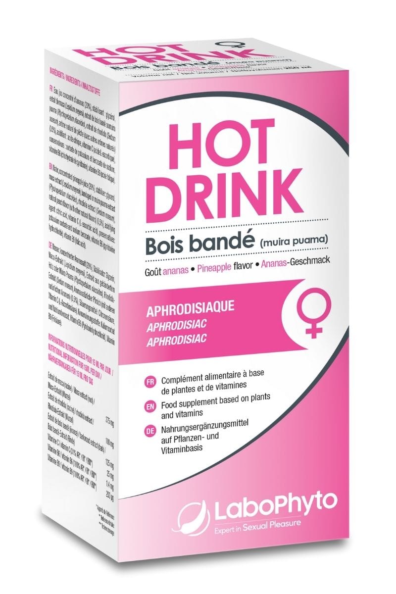 Complément alimentaire bois bandé Femme HOT DRINK 250ml - Labophyto