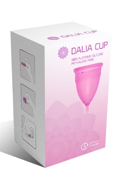 Coupe menstruelle en silicone lavable 12h de protection d'affilé - Dalia Cup