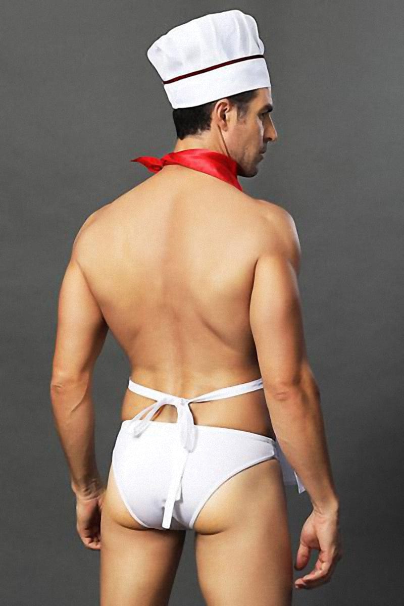 Déguisement de cuisinier sexy homme 4 pièces - Paris Hollywood
