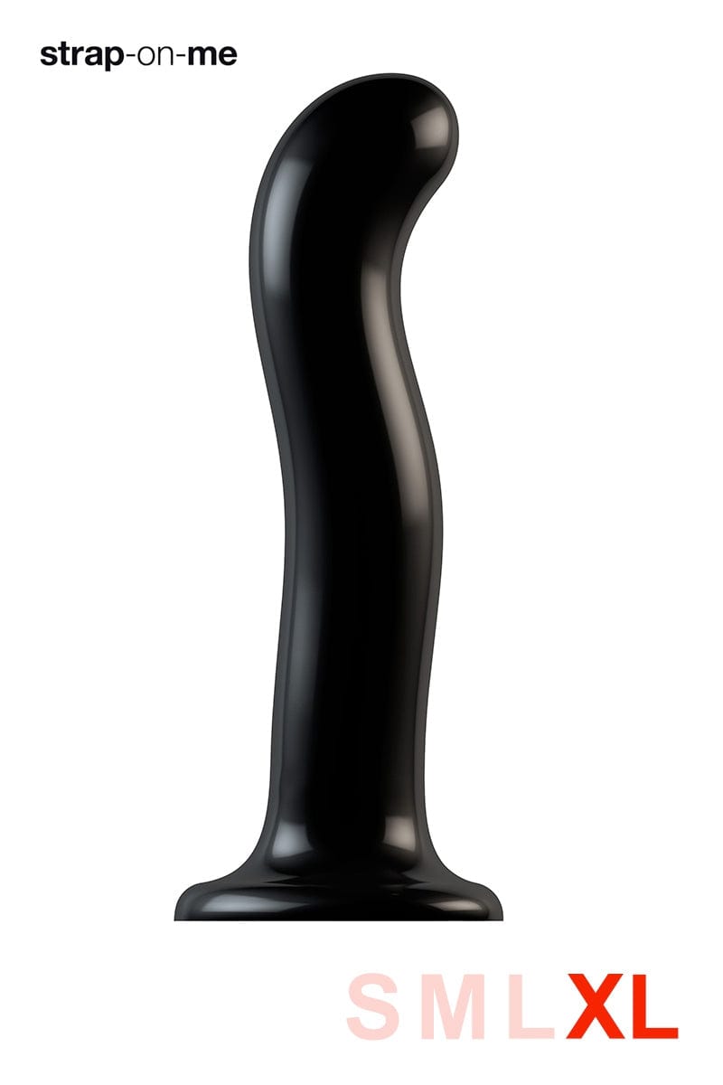 Dildo courbé avec ventouse spécial point P et G en silicone flexible taille XL 19,8cm - Strap On Me
