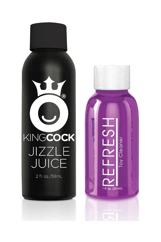 Dildo éjaculateur réaliste 18 x 4,4cm + lubrifiant sperme et nettoyant offerts