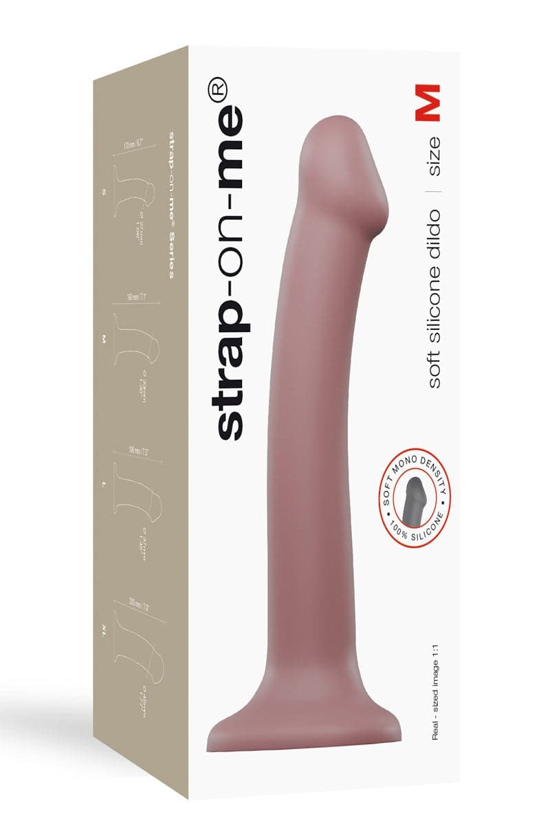 Dildo godemiché mono densité vieux rose XL 20 x 4,5 cm - Strap On Me