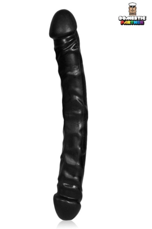 Double dong en vinyle pour noir U-Boat Driller 30 cm - Domestic Partner