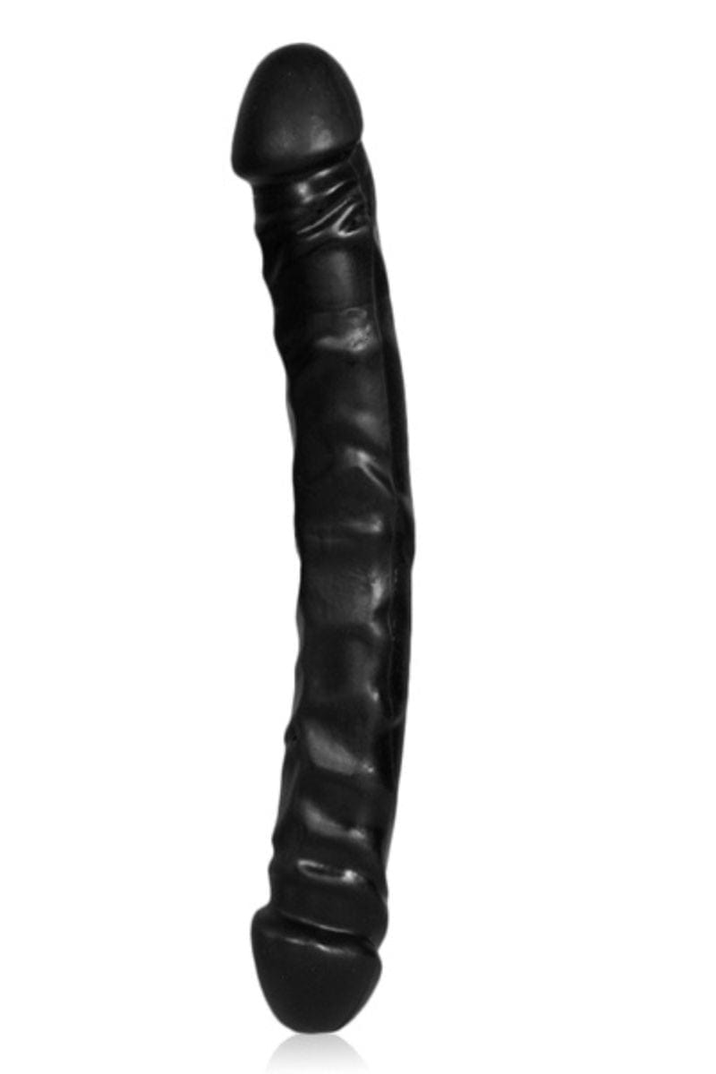 Double dong en vinyle pour noir U-Boat Driller 30 cm - Domestic Partner