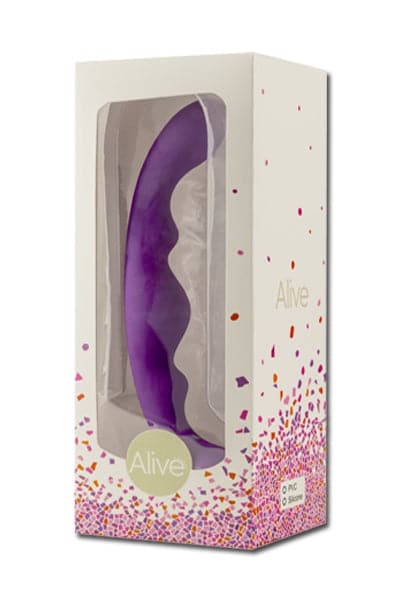 Double godemichet en silicone violet Double dong Luna - Adrien Lastic