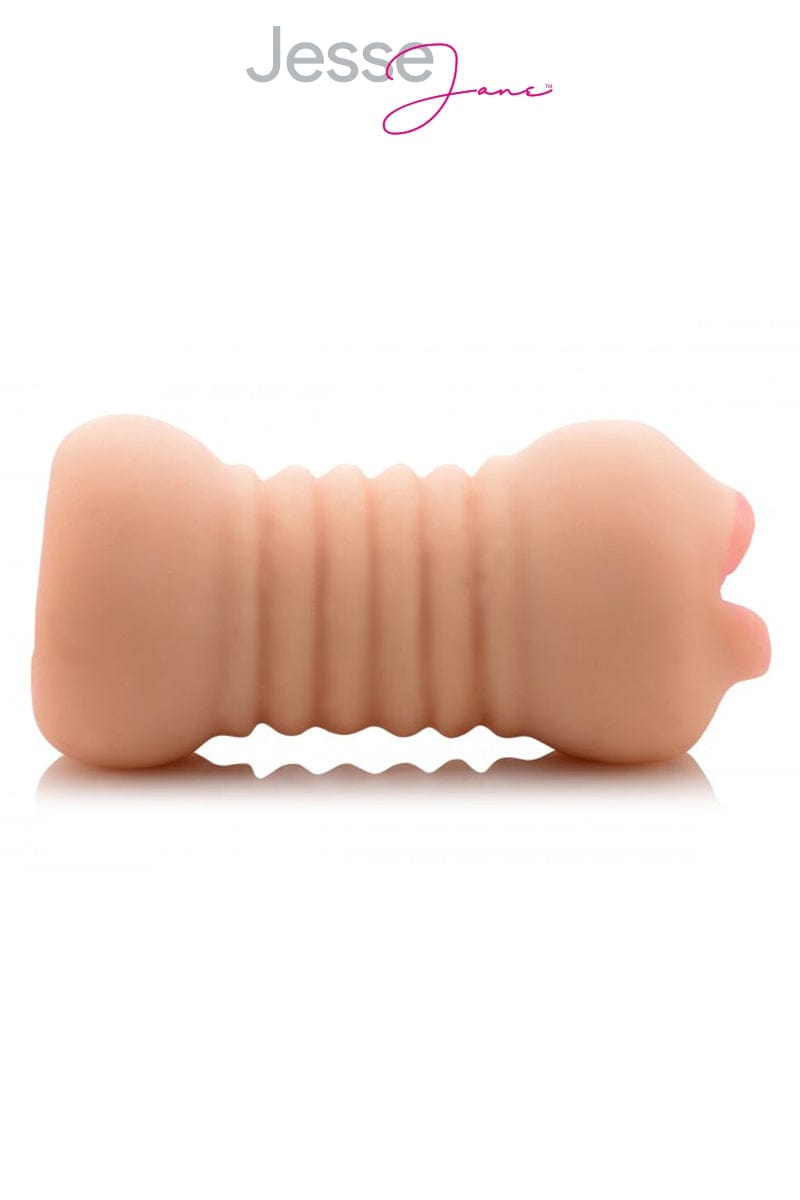 Double masturbateur bouche et anus moulé super réaliste 13,5cm - Jesse Jane