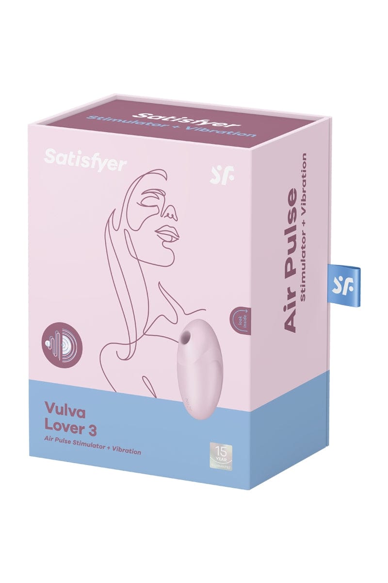 Double stimulateur clito Vulva lover 3 Rose - Satisfyer