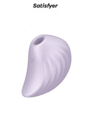 Double stimulateur clitoridien à batterie Pearl Diver violet - Satisfyer