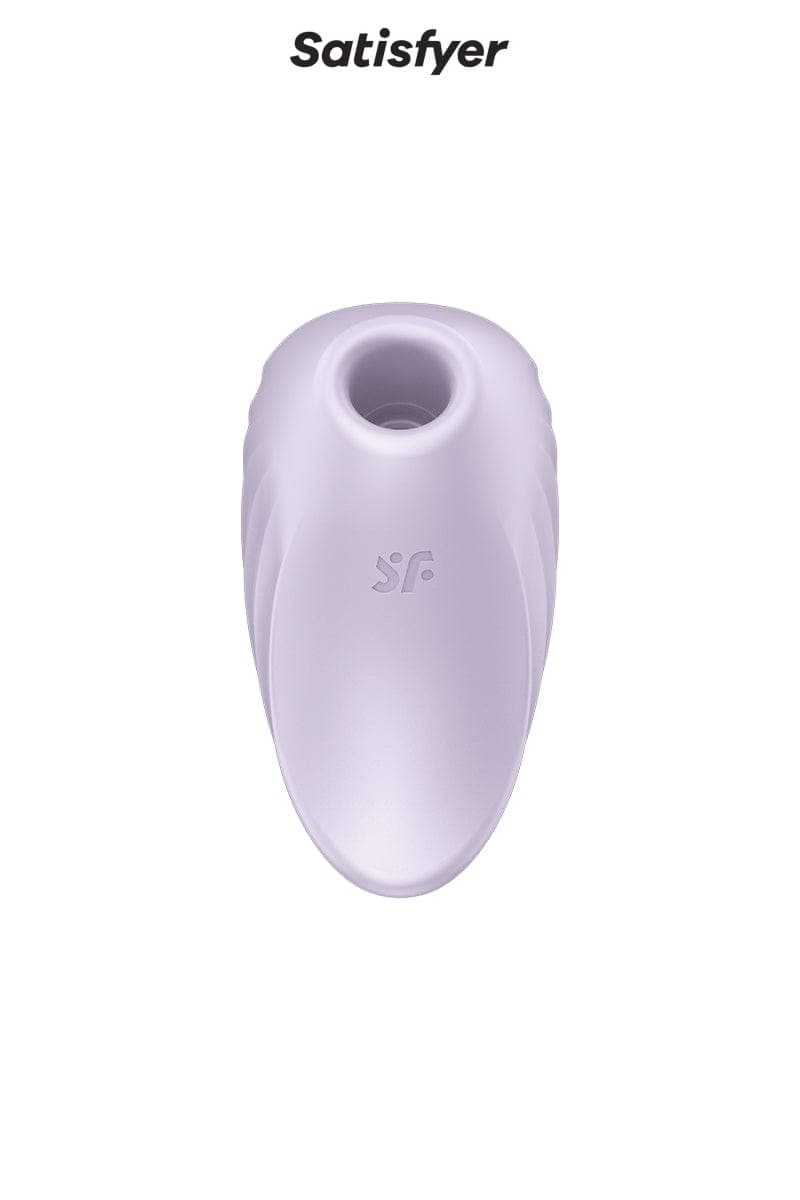 Double stimulateur clitoridien à batterie Pearl Diver violet - Satisfyer