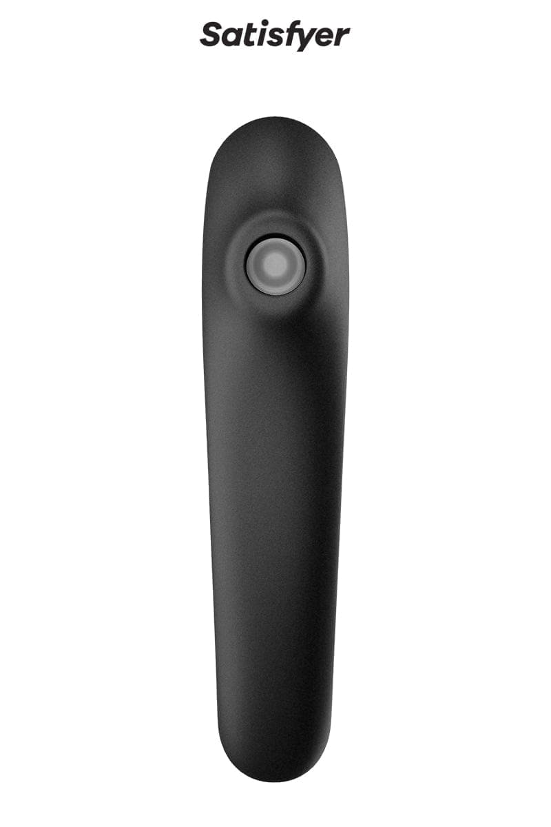 Double stimulateur clitoridien et point G Dual Kiss noir 19cm - Satisfyer