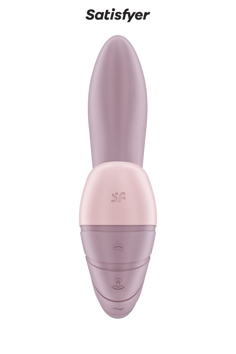 Double stimulateur doux féminin Supernova rose 16,9 x 9,2cm - Satisfyer