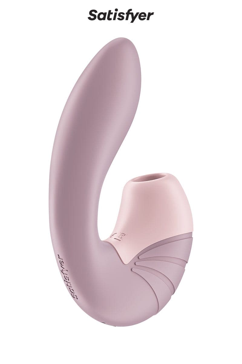 Double stimulateur doux féminin Supernova rose 16,9 x 9,2cm - Satisfyer