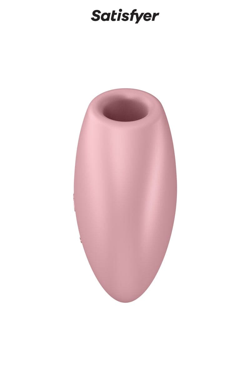 Double stimulateur féminin rose coeur Cutie Heart 12 modes de vibration - Satisfyer