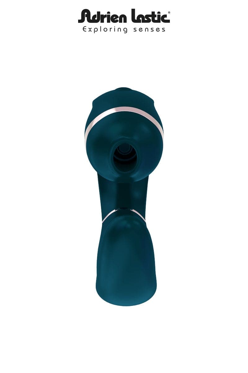 Double stimulateur succion clitoris + stimulation point G My-G vert - Adrien Lastic