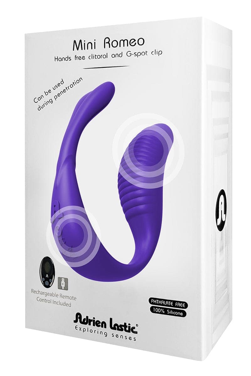 Double vibromasseur main libre Mini Romeo II + télécommande - Adrien Lastic