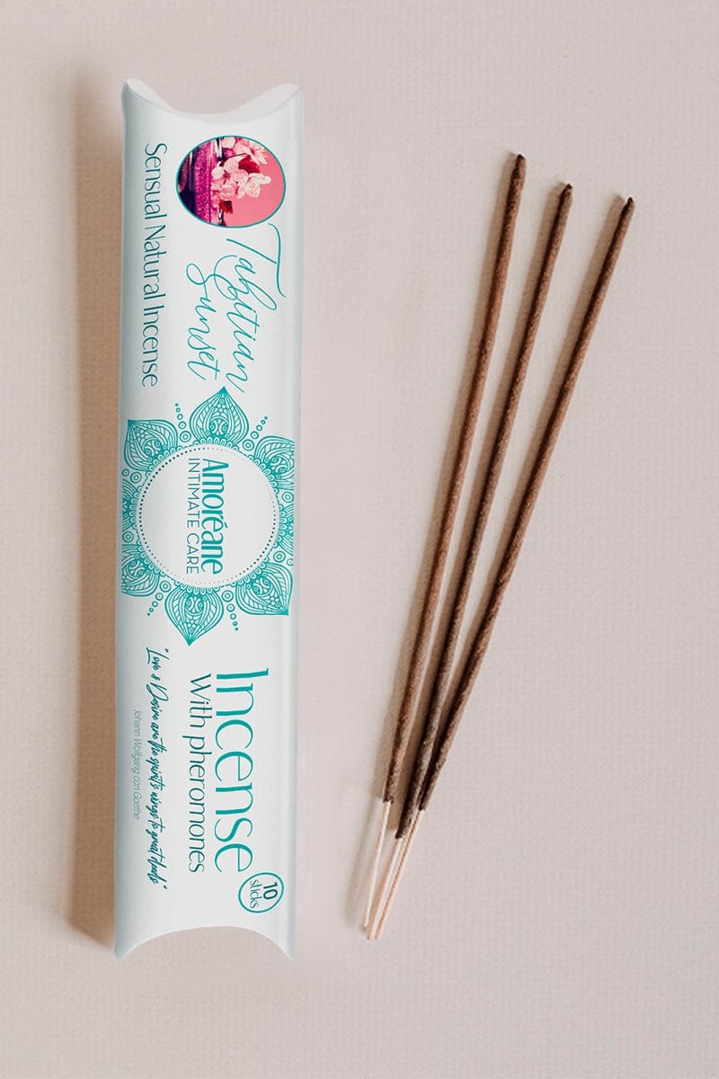 Encens aphrodisiaque aux phéromones Tahitian sunset 10 batonets - Amoreane